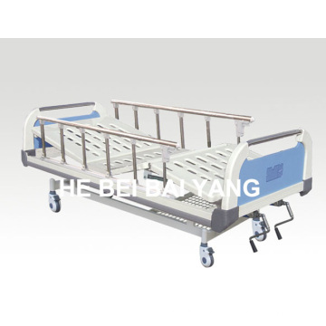 a-63 Movable Double-Function Manual Hospital Bed ABS Bed Head